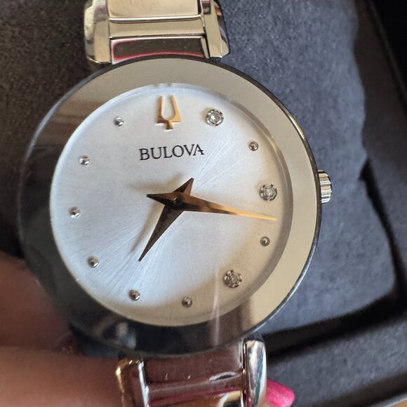Bulova Women's Modern Marc Anthony Quartz Watch (Silver) - Picture 2 of 8